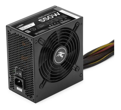 Imagen 4 de 5 de Fuente Pc Gamer 550w Reales 80 Plus 41a Atx Protección Voltaje