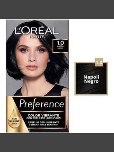Tinte Preference Loréal Alto BrilloTono 1.0