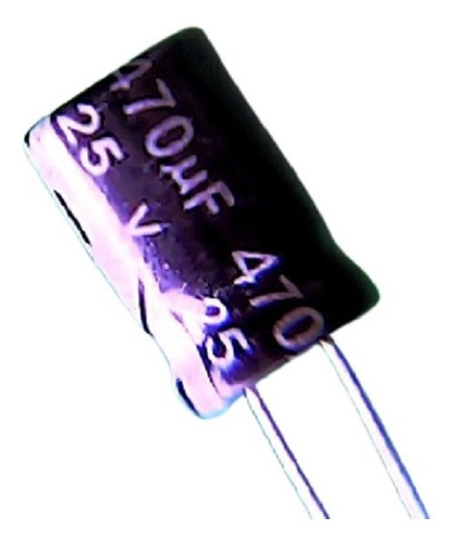  Condensador Electrolitico 470uf,   470mf, 25v, 470 105c° Gp