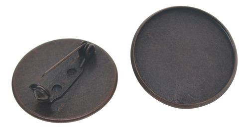 3 X 10 Broches De Broche Con Base De Disco De 25 Mm, Bandeja