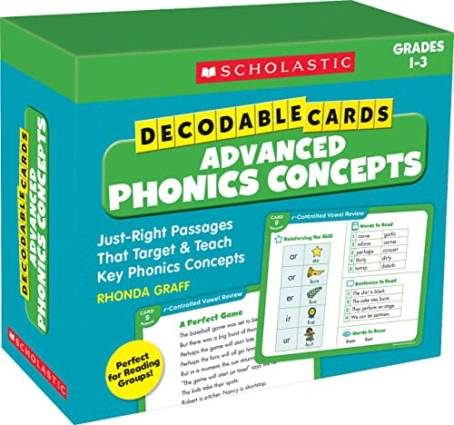 Book : Decodable Cards Advanced Phonics Concepts Just-right