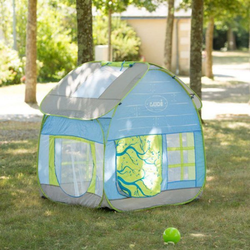 Carpa Infantil Casa Campo Ludi Entretenimiento Aire Libre Color Verde Claro