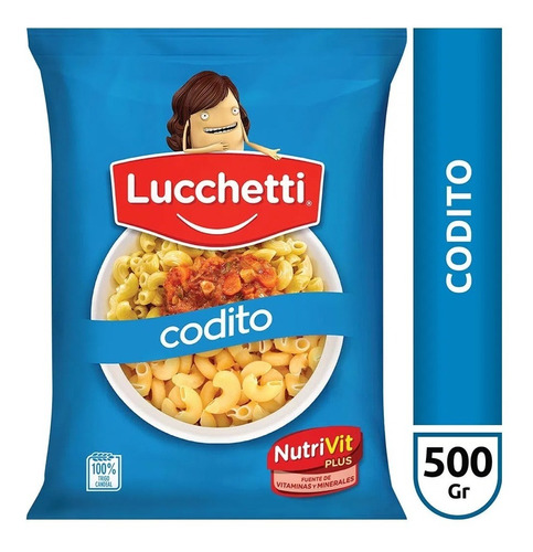 Lucchetti Fideos Coditos X 500 Gr