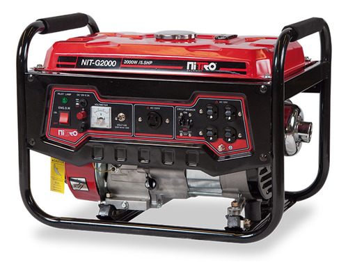 Generador 2,000w 5.5 Hp 120v/60hz Nitro Machinery