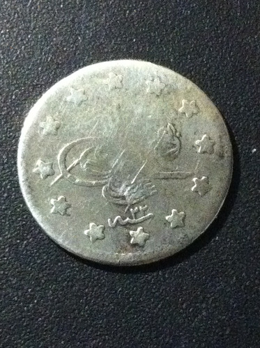 Moneda De Egipto Imp. Otomano 1907 Escasa Plata +regalo