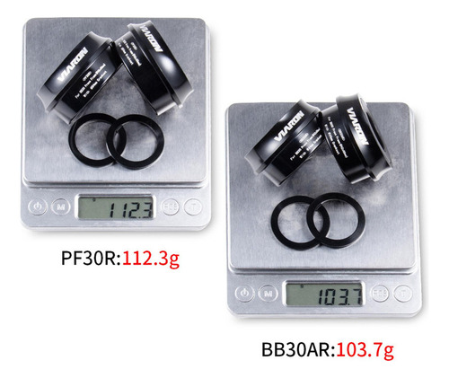Adaptador De Conversión Bb / Pf30 De Rodamiento Pf30r Negro