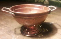 Comprar Antiguo Colador De Te En Cobre, Impecable, Sano, Unico.
