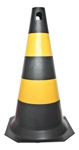 Cone De Sinalização Segurança Plastico Rígido 75cm