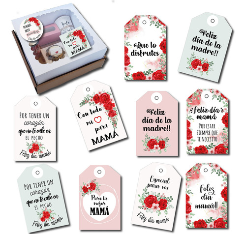 Kit Imprimible Día De La Madre Tags, Etiquetas Y Tarjetas 2