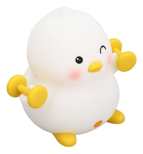 Pat Innovador Duck Bean Nursery Night Usb De Silicona De 3 M