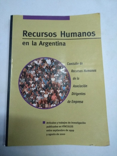 Recursos Humanos En La Argentina Ed. Estrada