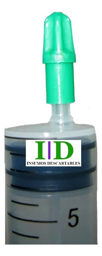 Tapón Obturador De Jeringa Plastica X 100 Unidades