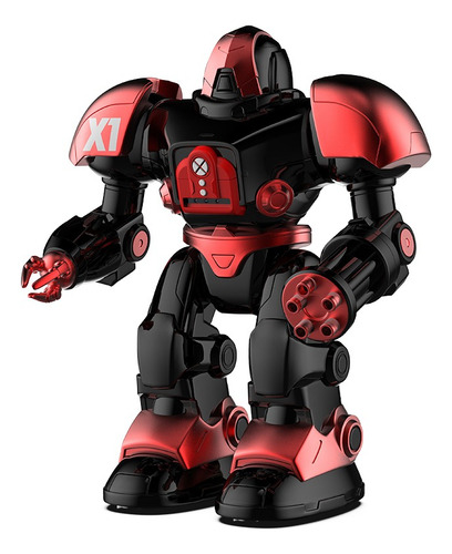 Robot Inteligente A Control Remoto Y Lanza Tazos Personaje Robot X1
