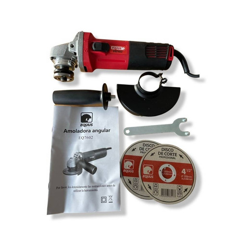 Imagen 4 de 6 de Equus amoladora angular profesional 810W 220V