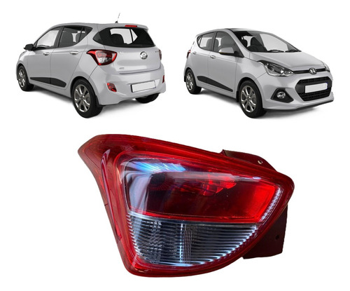 Farol Trasero Izquierdo Para Hyundai Grand I10 2014-2016