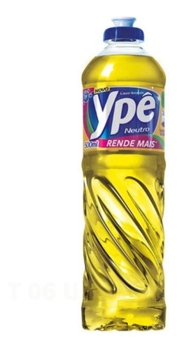 Kit 24 Unidades Detergente Ype Líquido Neutro 500ml