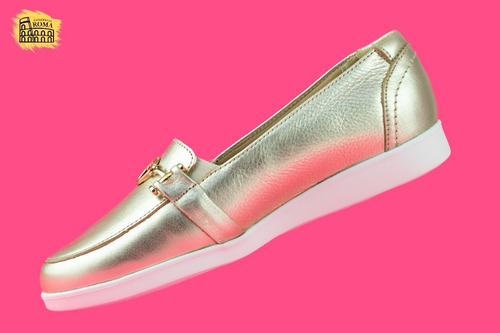 Imagen 4 de 8 de Zapatos Bonitos Dama Flexi 45302 Oro Originales