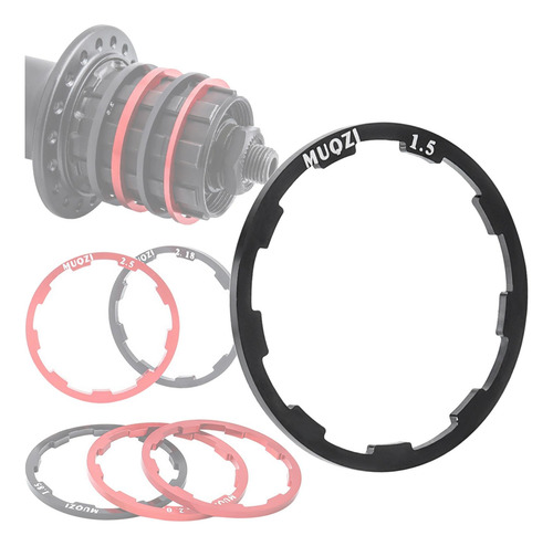 2 Paquete De 2-10 Cassette Flywheel Arandela Hub 2 Piezas