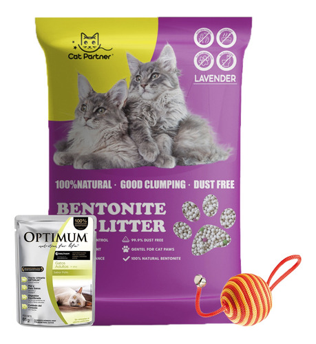 Cat Partner Arena Aglomerante Lavanda 25 Litros