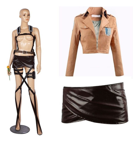 Cosplay De Anime Attack On Titan Shingeki No Kyojin Mikasa A