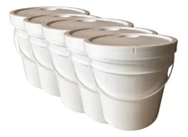 Comprar Balde Plástico 5 Litros E Tampa Para Transportar Insumos