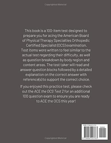 Ace The Ocs 100 Item Practice Test For The Abpts..., De Stensrud, Trent. Editorial Independently Published En Inglés