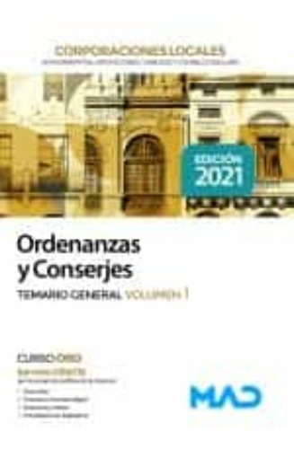 Ordenanzas Y Conserjes De Corporaciones Locales 1 -  - *