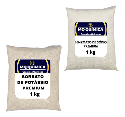 1 Kg Sorbato De Potássio E 1 Kg Bezoado De Sódio