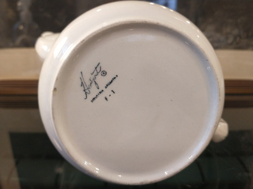Imagen 6 de 7 de Antigua Cafetera Tetera De Loza Hartford Flor De Durazno
