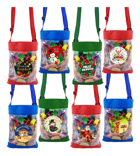 Dulcero De Reno Navideño Reutilizables Bolos Cristal 23 Pz