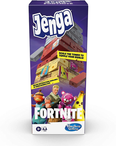 Gaming Jenga Fortnite Edition Game Block Stacking Tower...