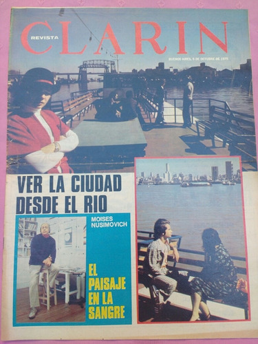 Revista Clarín 5/10/75 Blanca Cotta Caloi Nusimovich 