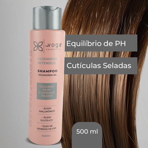 Shampoo Acidificante In Voga 500ml Cuidados Intensos