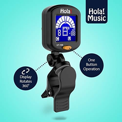 Clip-on Ukulele Tuner Ut-100 De Hola! Música Con Modo De Afi