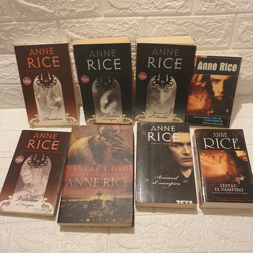 Libros Ann Rice. Crónicas Vampiricas (Usado)