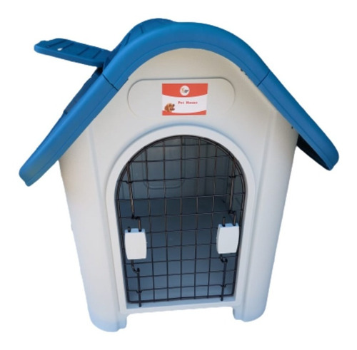 Casa Para Perros Armable Plástica Mascotas Ventana Pequeña