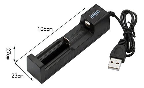 Cargador De Batería Inteligente Usb, 1 Ranura, Portátil