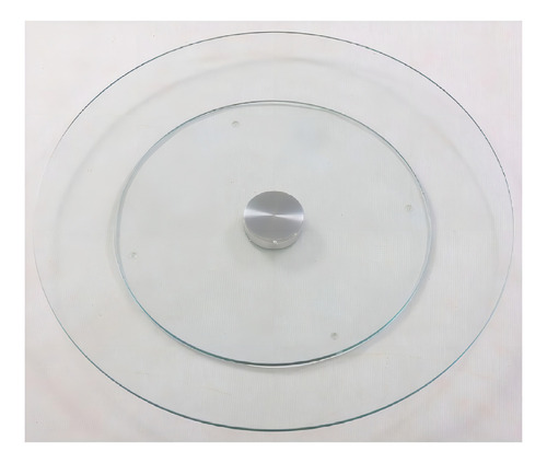 Prato Centro De Mesa Giratório Vidro 8mm Temperado 35cm