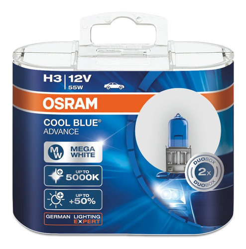 Bombillo Osram H3 Cool Blue Advance Somos Tienda Fisica