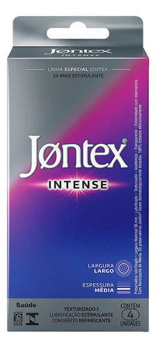 Preservativos Intense Especial 2x Mais Estimulante Mais Larg