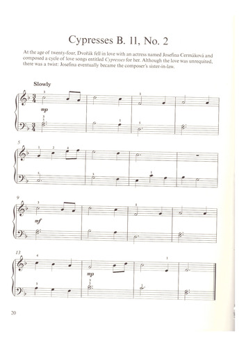A First Book Of Dvorak: For The Beginning Pianist With Downl