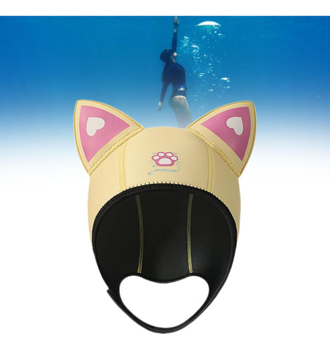 Gorro De Buceo Con Capucha Para Surf, Gorro De Amarillo