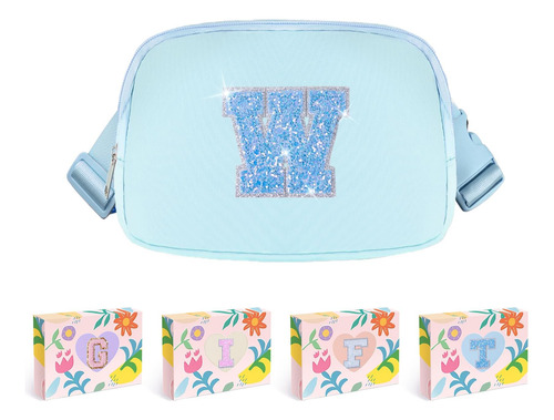 Coshaysoo Bag Inicial Bolsa De Cintura Pequeña Pack Purse Un