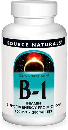 Vitamina B1 250tabs Source - Unidad a $1294