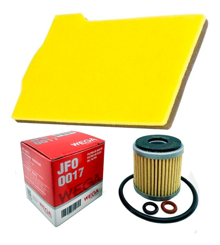 Kit Filtro Aire Y Aceite Yamaha Ybr 250 Ys 250 Xtz 250 Ryd