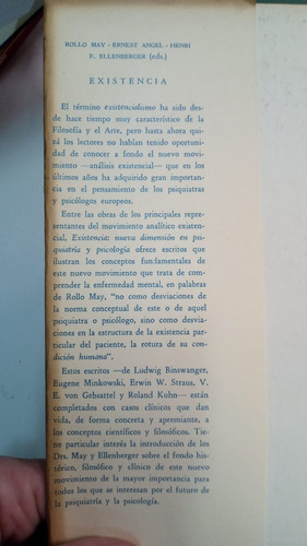 Existencia - Rollo May / Ernest Angel / Ellenberger - Gredos (Usado)