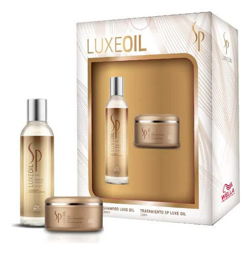 Pack  Luxeoil Sp Wella Shampoo 200ml + Tratamiento 150ml