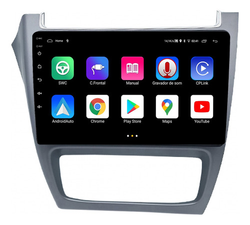 Multimidia Vw Fox 14/21 9p Android Auto Carplay 64gb