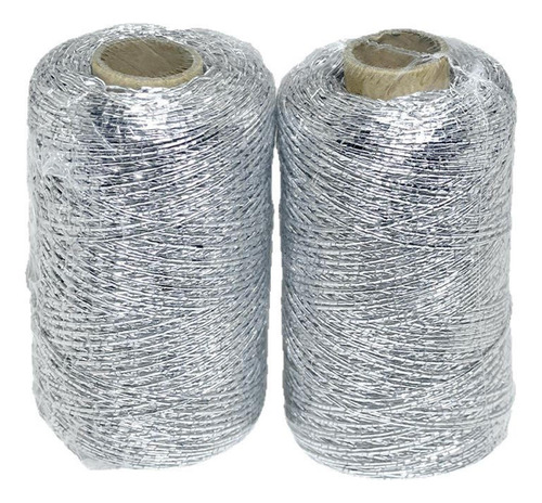 Cordão Prateado De 1 Mm De Espessura Para Artesanato