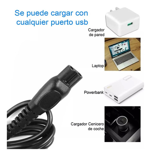 Cable Cargador Hq8505 15v Para Rasuradora Philips S728/20